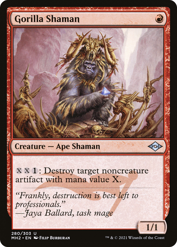 Magic: The Gathering - Gorilla Shaman Foil - Modern Horizons 2