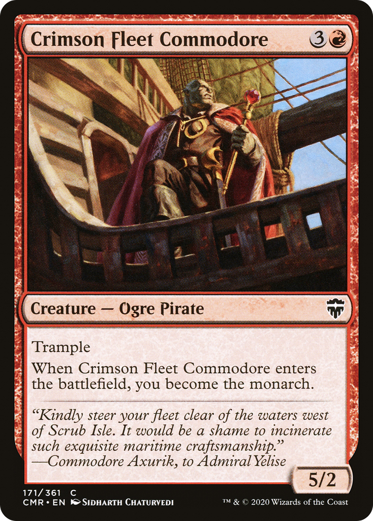 Magic: The Gathering - Crimson Fleet Commodore - Commander Legends