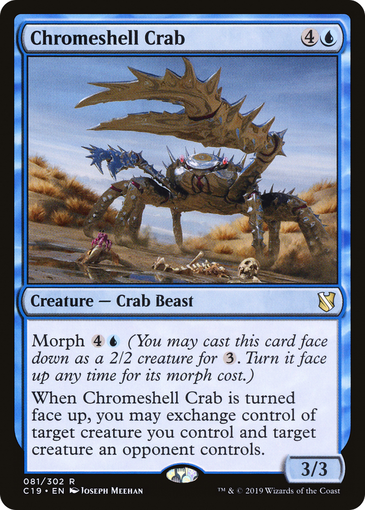 Magic: The Gathering - Chromeshell Crab - Commander 2019