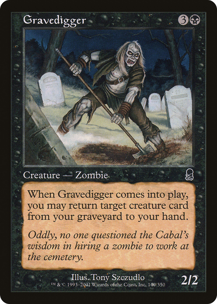 Magic: The Gathering - Gravedigger - Odyssey