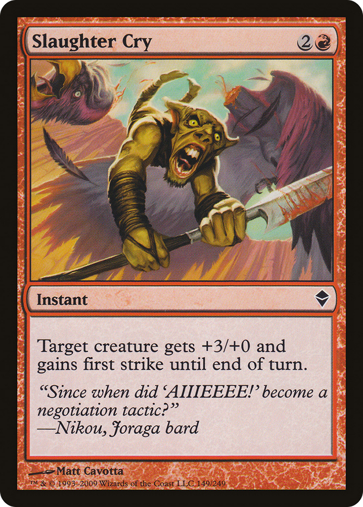 Magic: The Gathering - Slaughter Cry - Zendikar