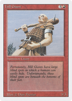 Magic: The Gathering - Hill Giant - Revised Edition