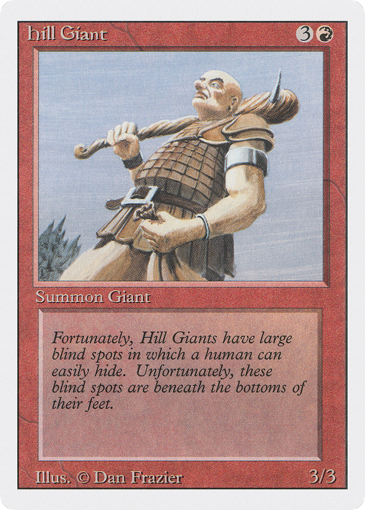 Magic: The Gathering - Hill Giant - Revised Edition