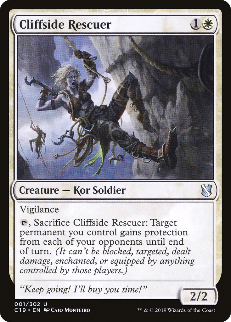 Magic: The Gathering - Cliffside Rescuer - Commander 2019
