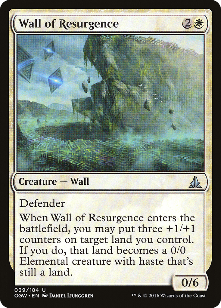 Magic: The Gathering - Wall of Resurgence - Oath of the Gatewatch