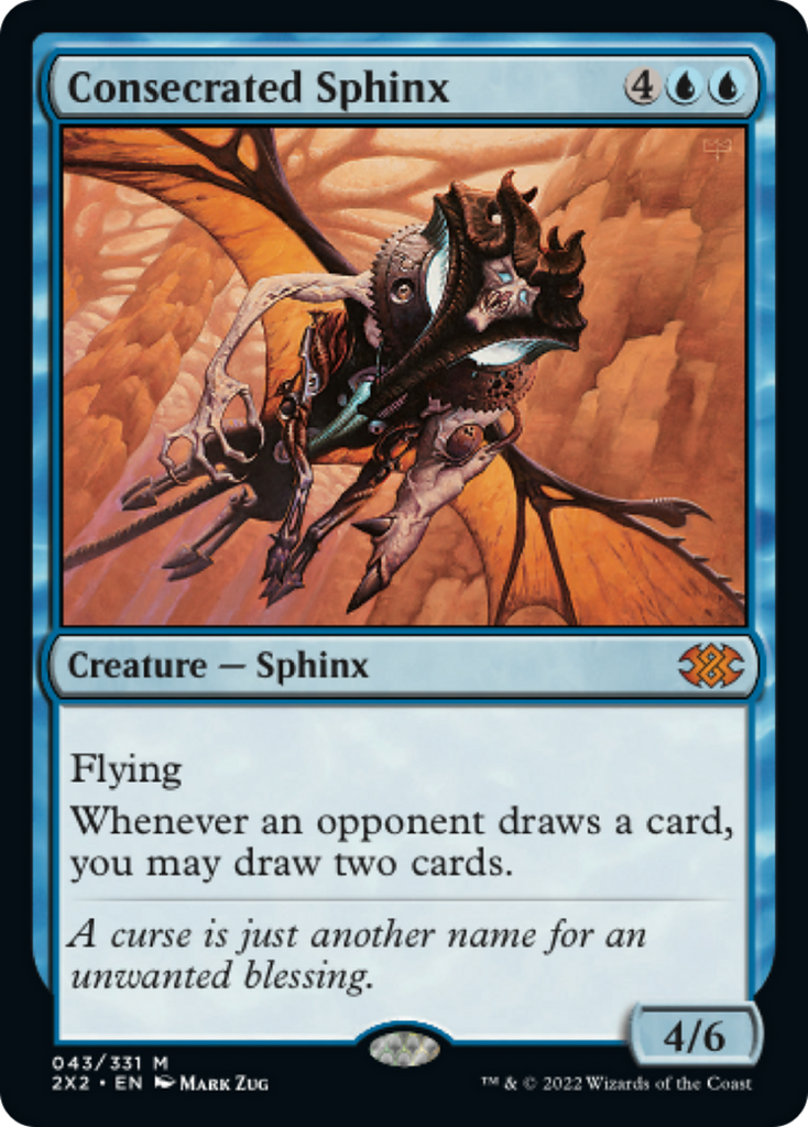 Magic: The Gathering - Consecrated Sphinx - Double Masters 2022