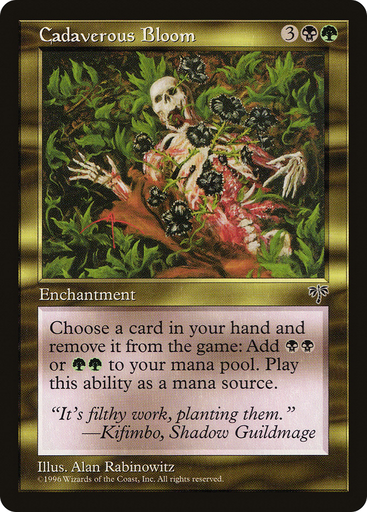 Magic: The Gathering - Cadaverous Bloom - Mirage