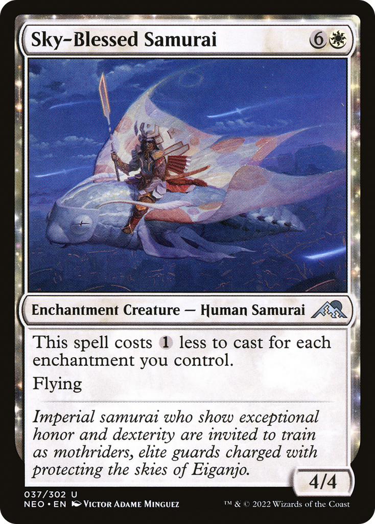 Magic: The Gathering - Sky-Blessed Samurai - Kamigawa: Neon Dynasty