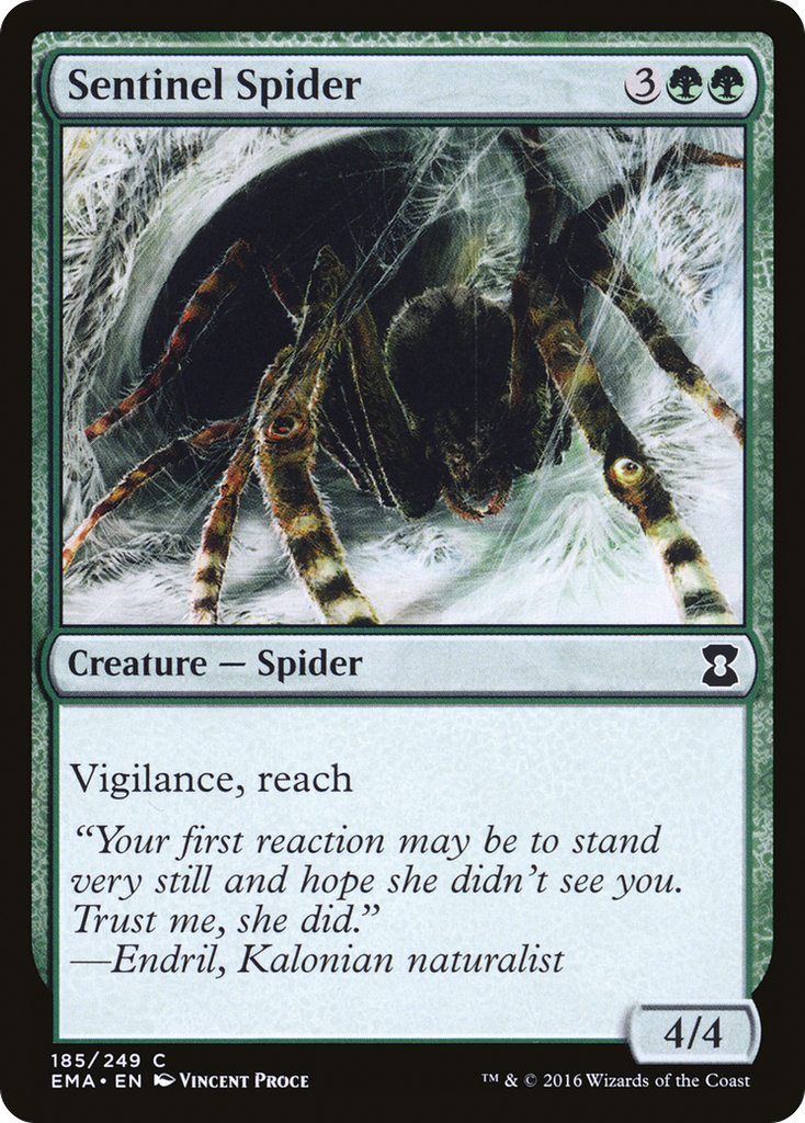 Magic: The Gathering - Sentinel Spider - Eternal Masters
