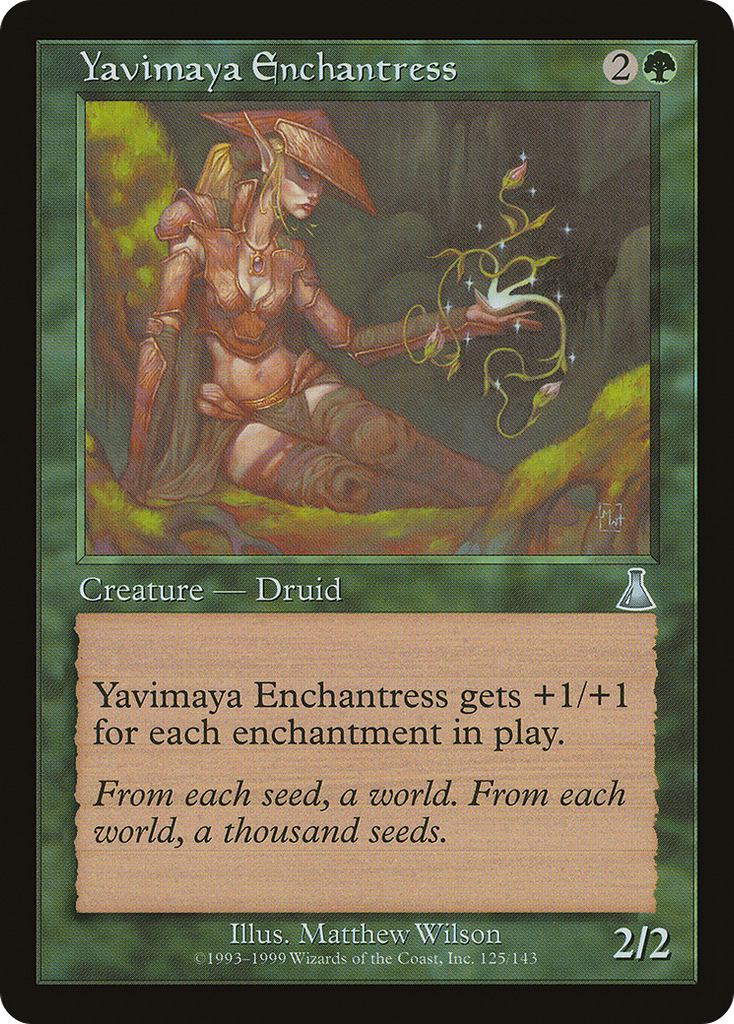 Magic: The Gathering - Yavimaya Enchantress - Urza's Destiny