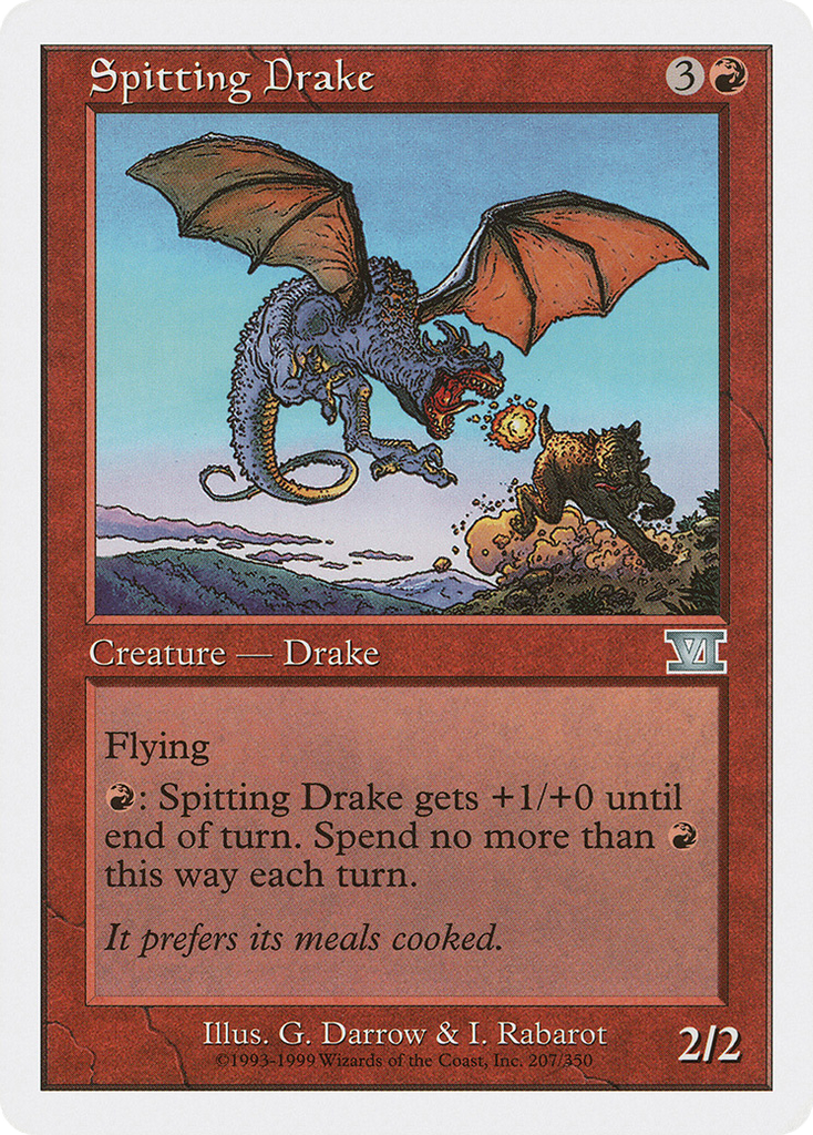 Magic: The Gathering - Spitting Drake - Classic Sixth Edition