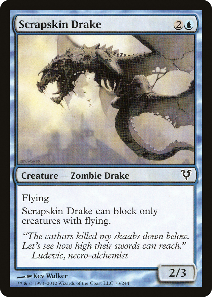 Magic: The Gathering - Scrapskin Drake - Avacyn Restored