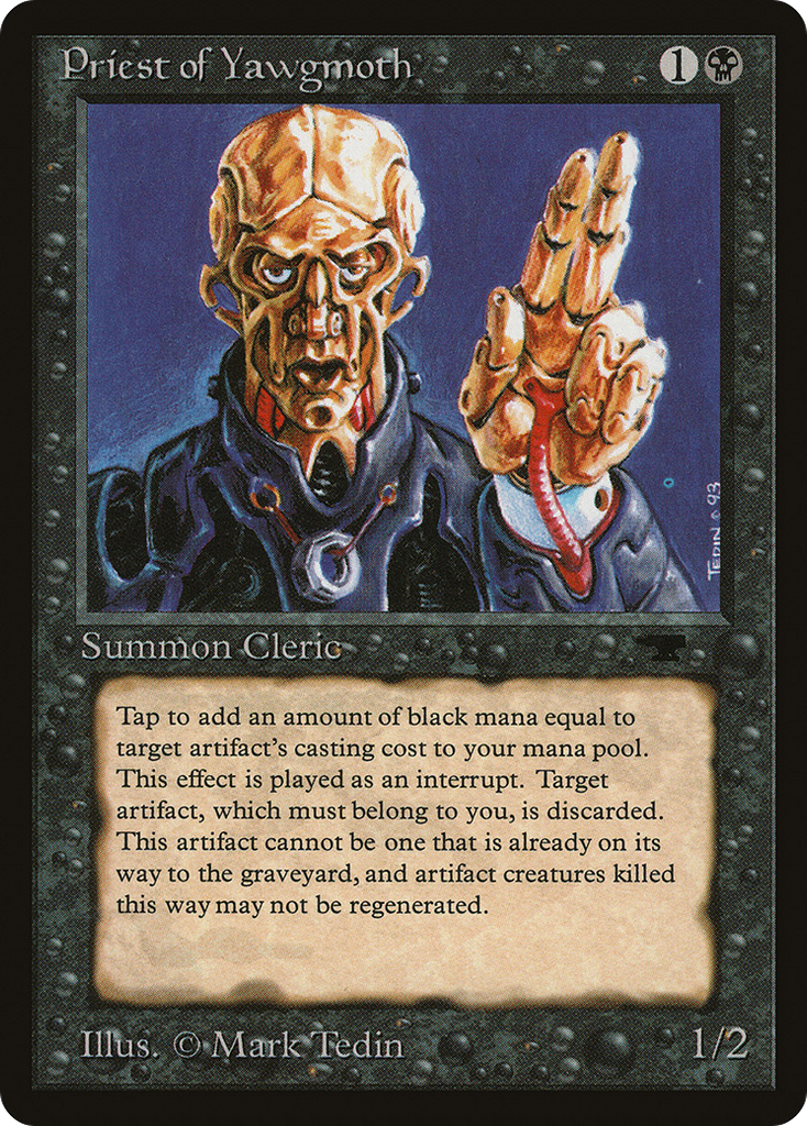 Magic: The Gathering - Priest of Yawgmoth - Antiquities