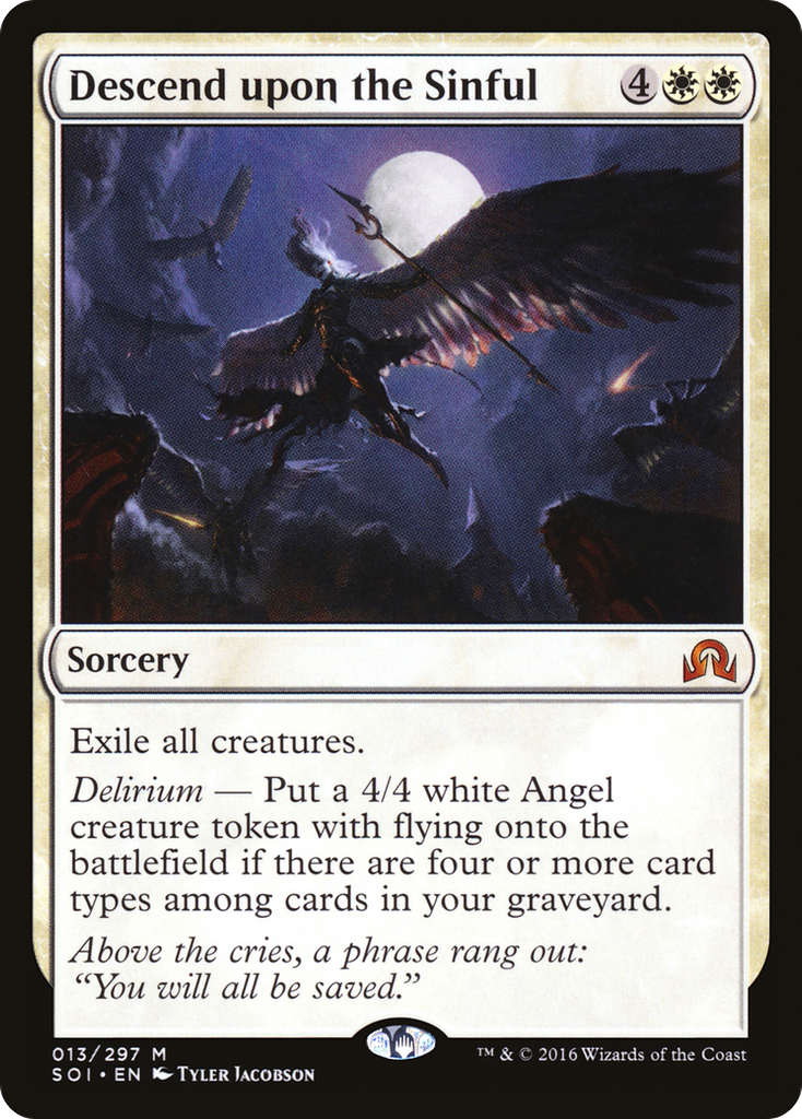 Magic: The Gathering - Descend upon the Sinful - Shadows over Innistrad