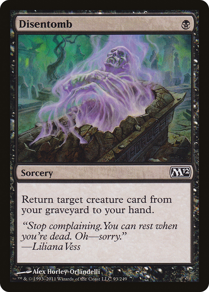 Magic: The Gathering - Disentomb - Magic 2012