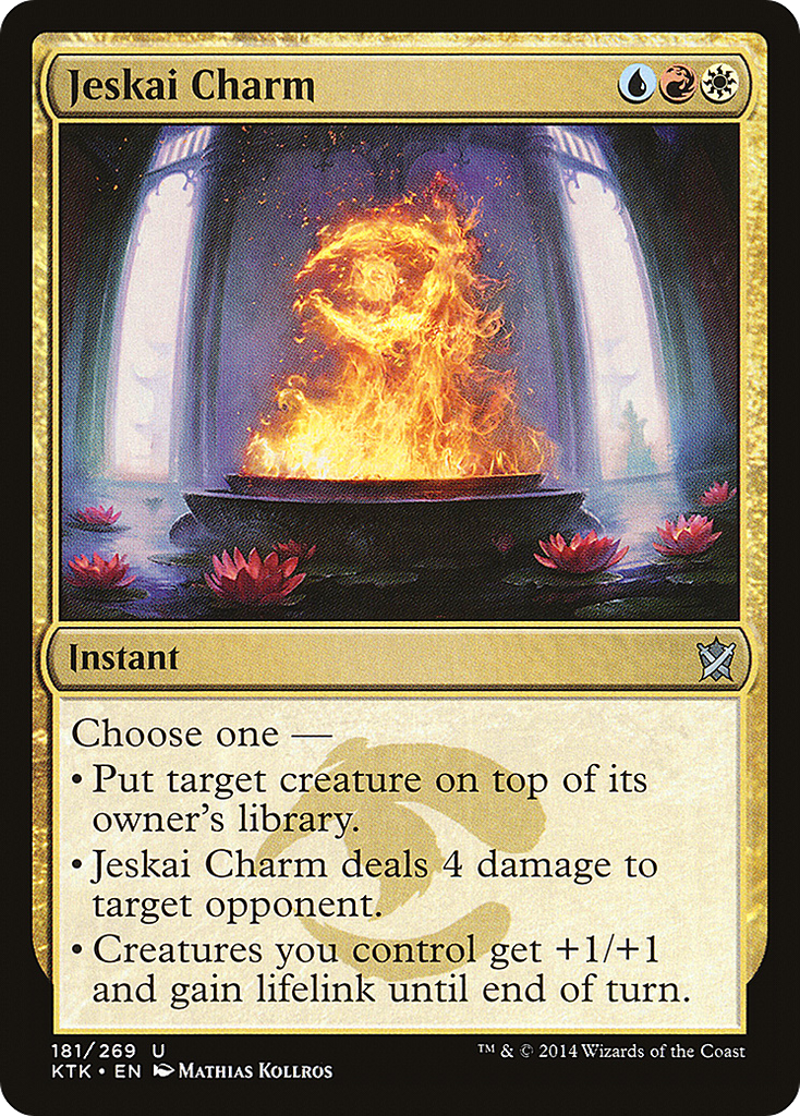 Magic: The Gathering - Jeskai Charm - Khans of Tarkir