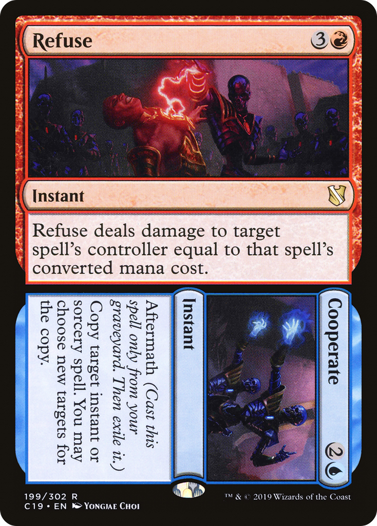 Magic: The Gathering - Refuse // Cooperate - Commander 2019