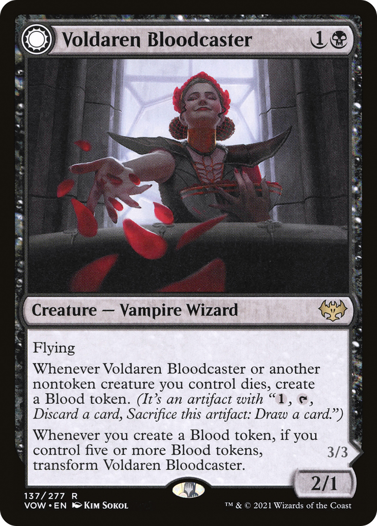 Magic: The Gathering - Voldaren Bloodcaster // Bloodbat Summoner - Innistrad: Crimson Vow