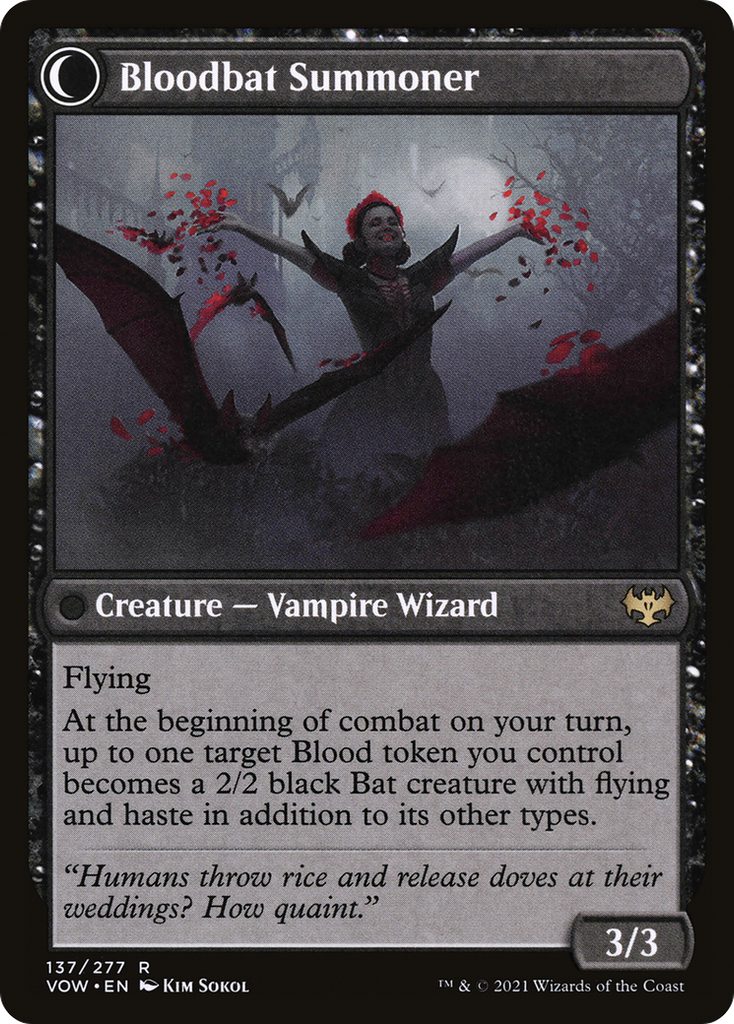 Magic: The Gathering - Voldaren Bloodcaster // Bloodbat Summoner - Innistrad: Crimson Vow