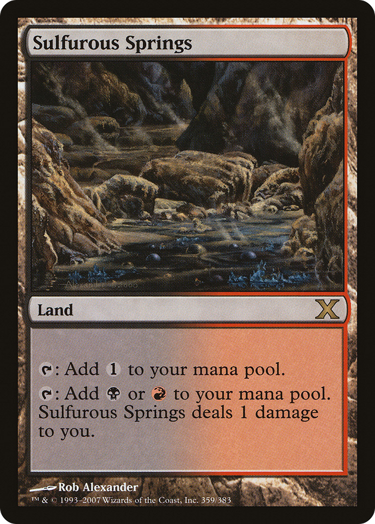 Magic: The Gathering - Sulfurous Springs - Tenth Edition
