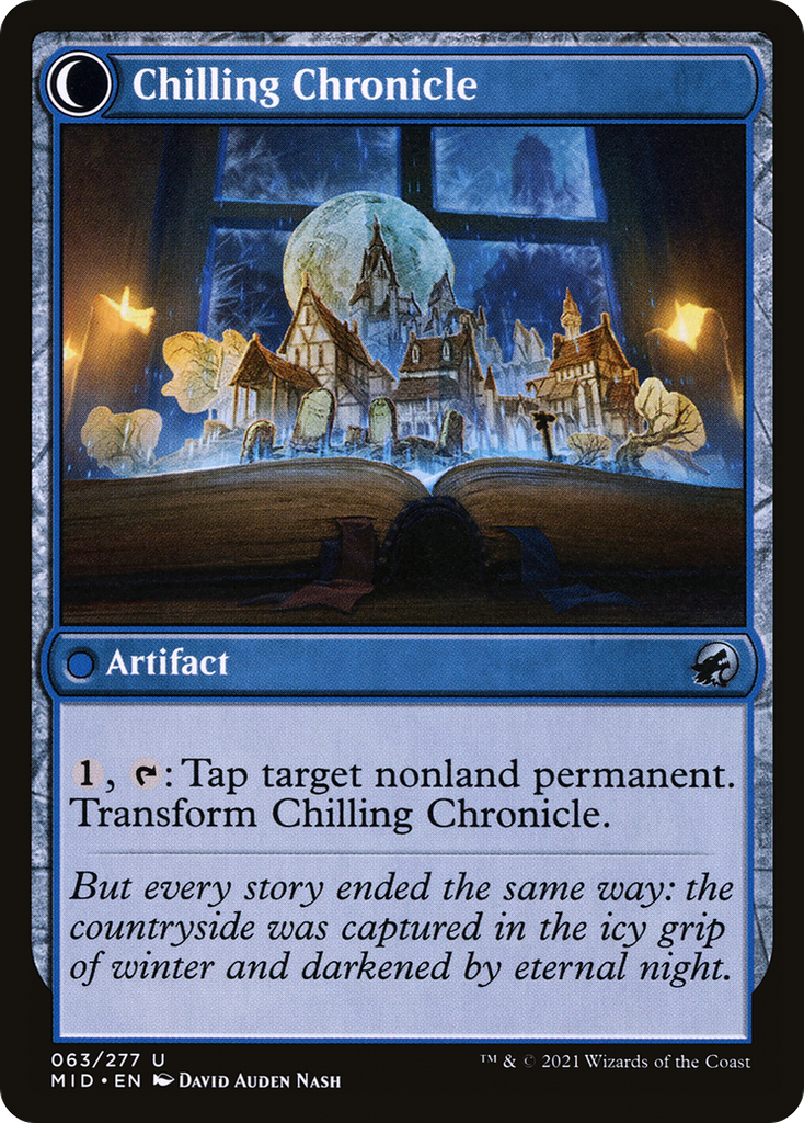 Magic: The Gathering - Mysterious Tome // Chilling Chronicle - Innistrad: Midnight Hunt