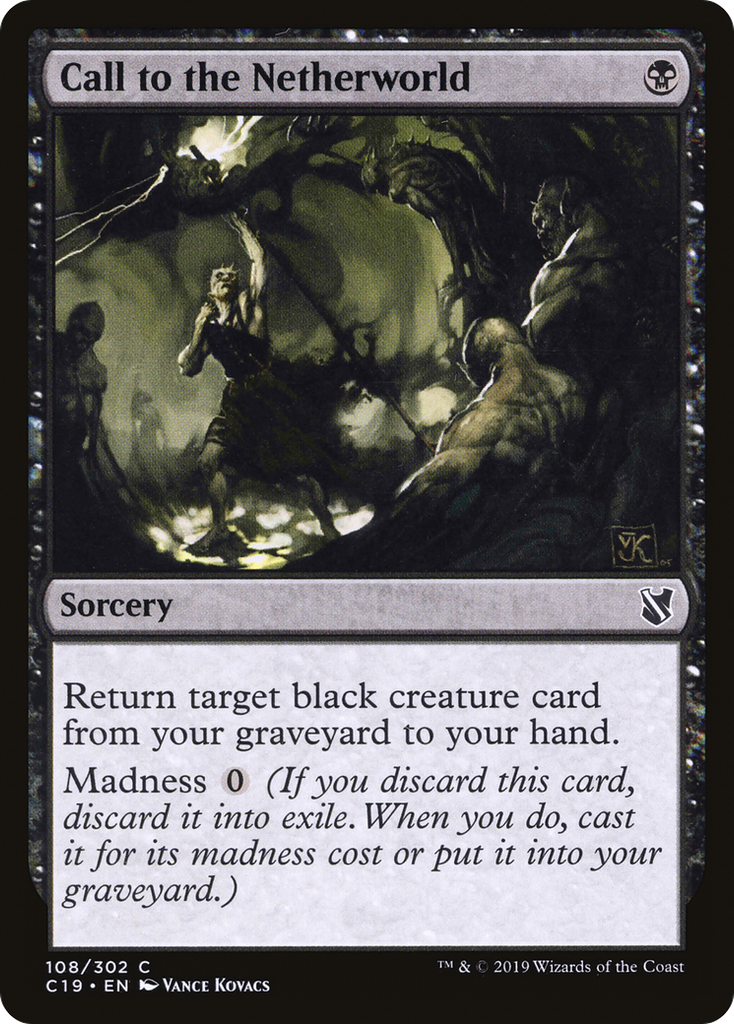 Magic: The Gathering - Call to the Netherworld - Commander 2019