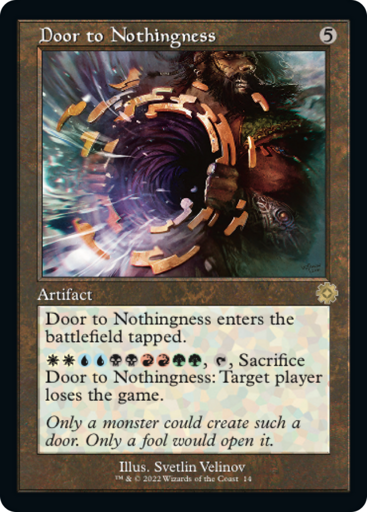 Magic: The Gathering - Door to Nothingness - The Brothers' War Retro Artifacts
