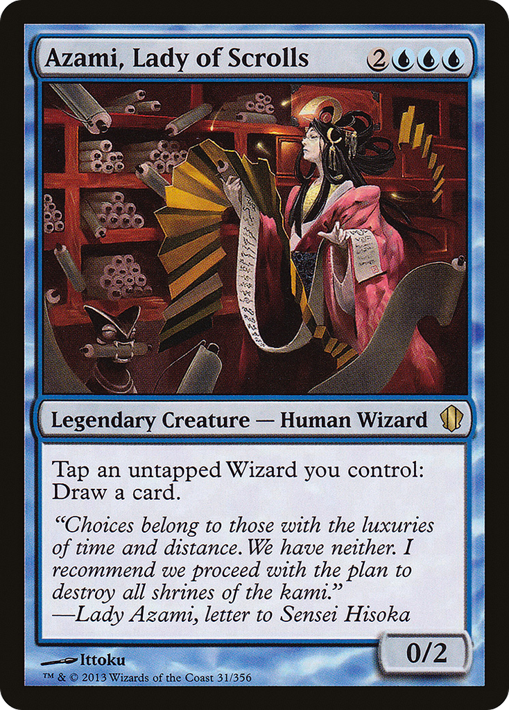 Magic: The Gathering - Azami, Lady of Scrolls - Commander 2013