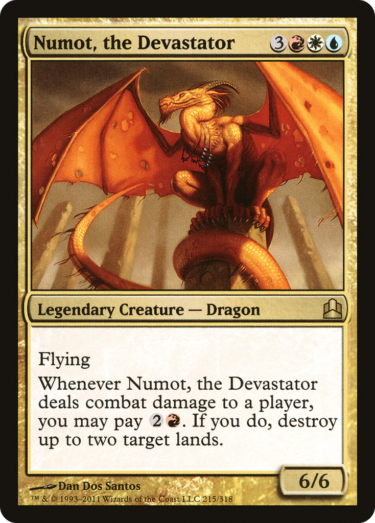 Magic: The Gathering - Numot, the Devastator - Commander 2011