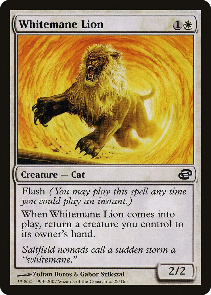 Magic: The Gathering - Whitemane Lion - Planar Chaos