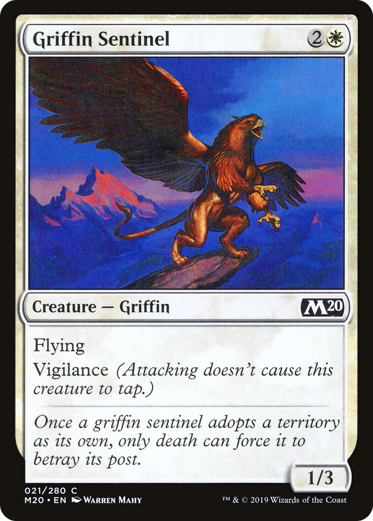 Magic: The Gathering - Griffin Sentinel - Core Set 2020