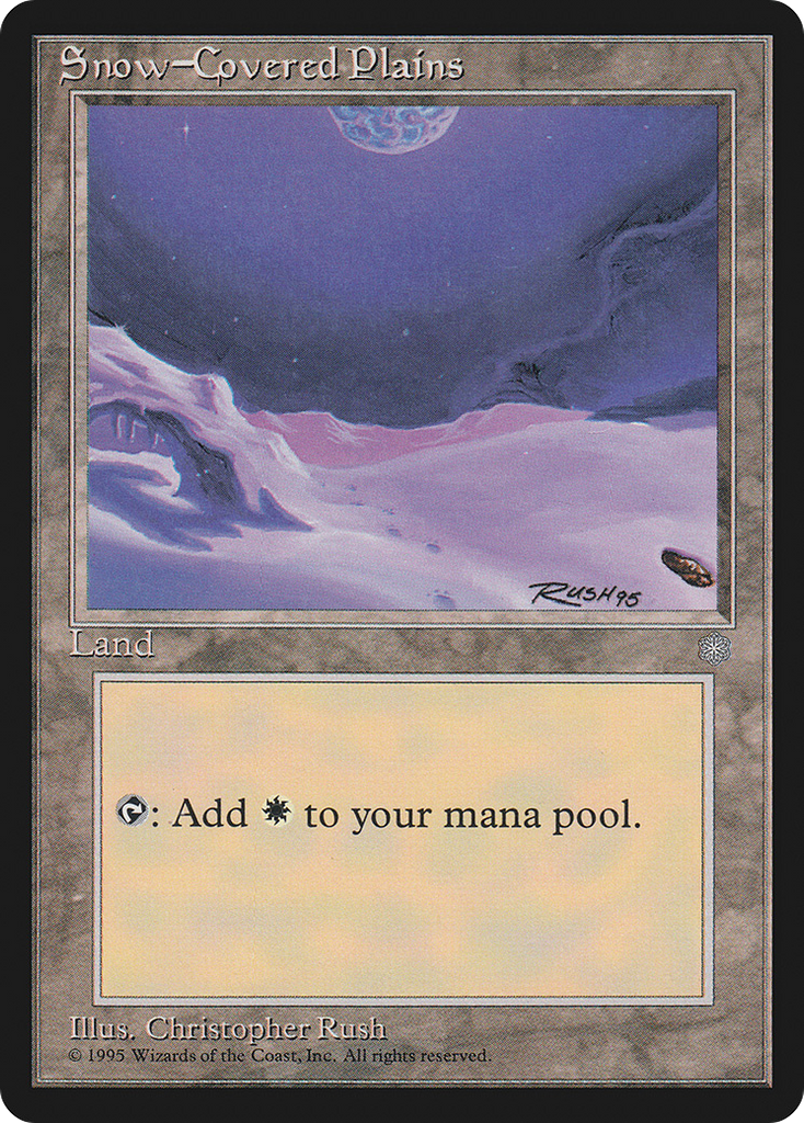 Magic: The Gathering - Snow-Covered Plains - Ice Age