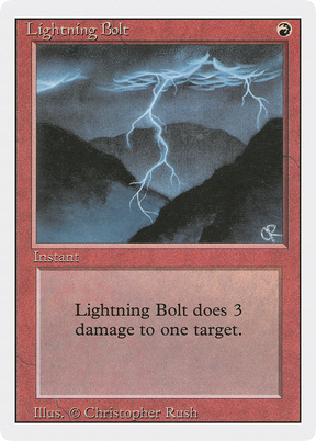 Magic: The Gathering - Lightning Bolt - Revised Edition