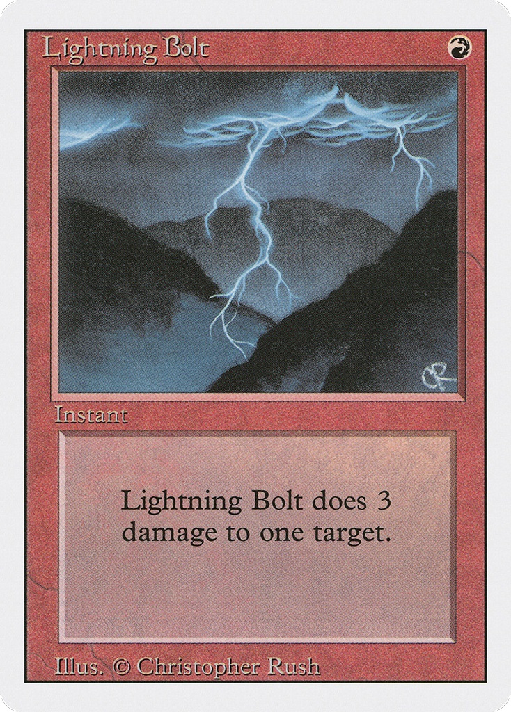 Magic: The Gathering - Lightning Bolt - Revised Edition