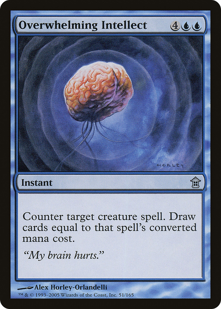 Magic: The Gathering - Overwhelming Intellect - Saviors of Kamigawa