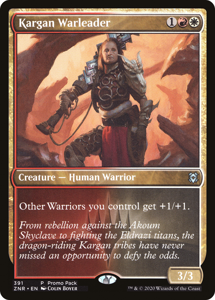 Magic: The Gathering - Kargan Warleader - Zendikar Rising