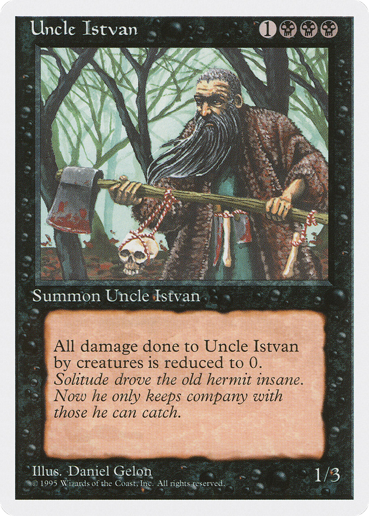 Magic: The Gathering - Uncle Istvan - Fourth Edition