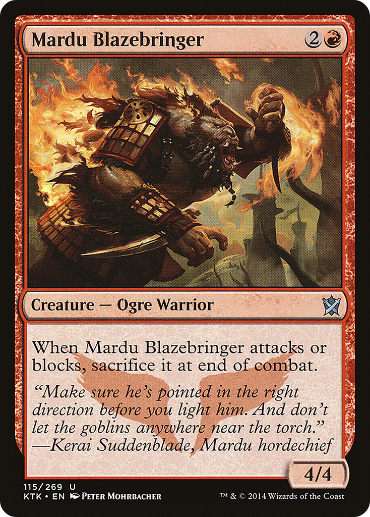 Magic: The Gathering - Mardu Blazebringer - Khans of Tarkir