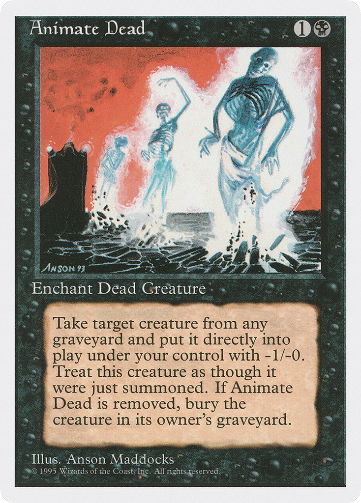 Magic: The Gathering - Animate Dead - Fourth Edition