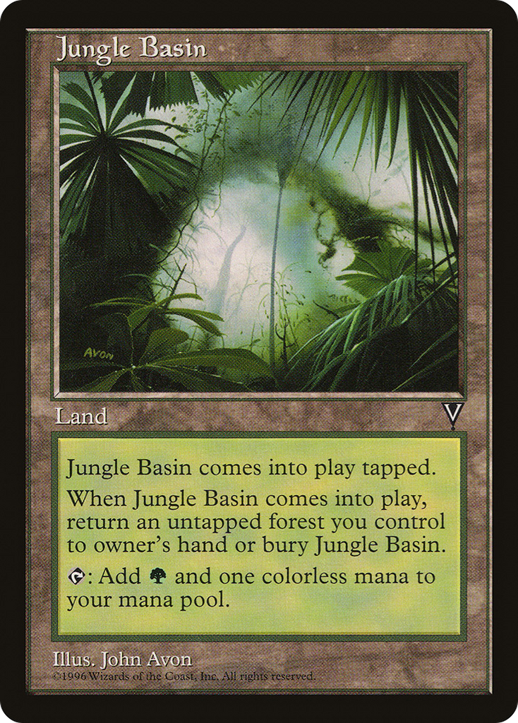 Magic: The Gathering - Jungle Basin - Visions