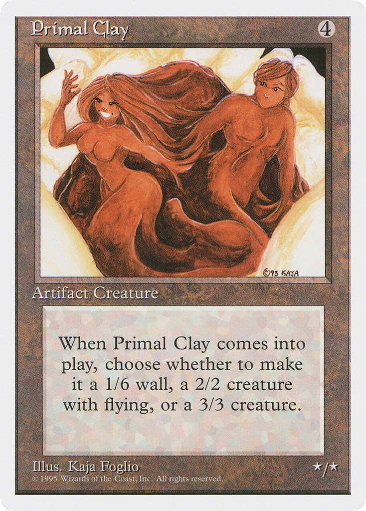 Magic: The Gathering - Primal Clay - Fourth Edition