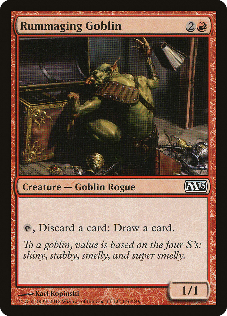 Magic: The Gathering - Rummaging Goblin - Magic 2013