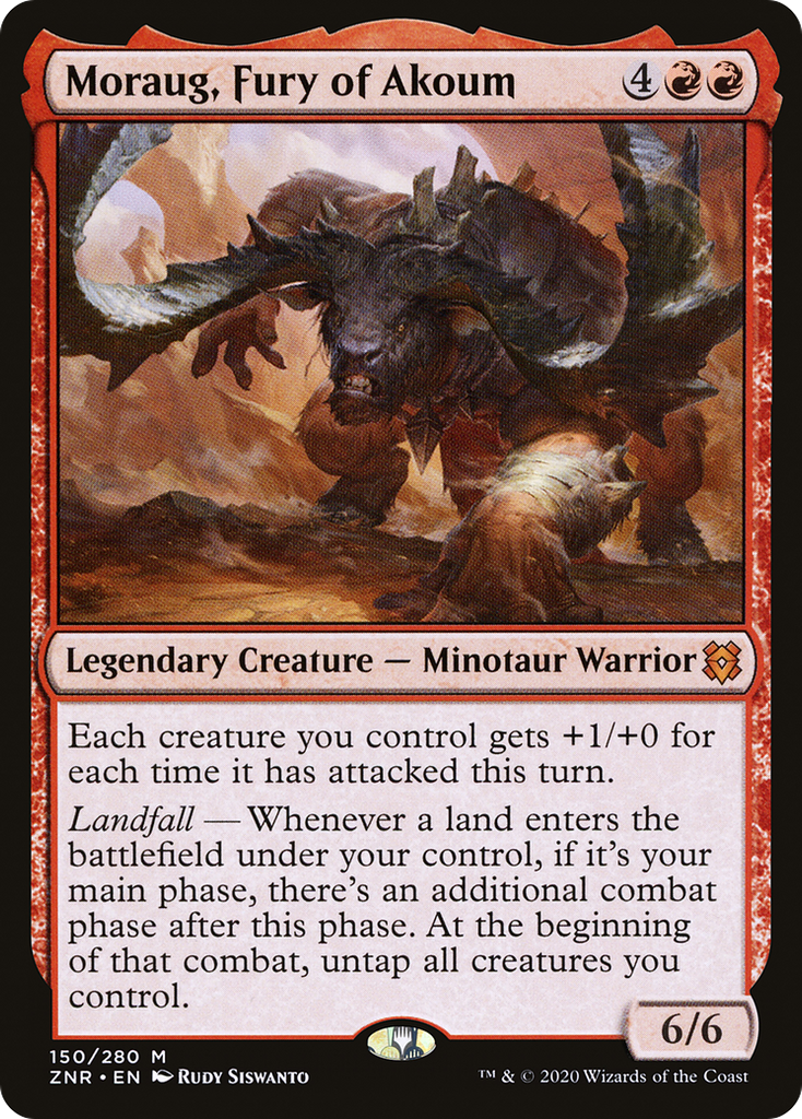 Magic: The Gathering - Moraug, Fury of Akoum Foil - Zendikar Rising