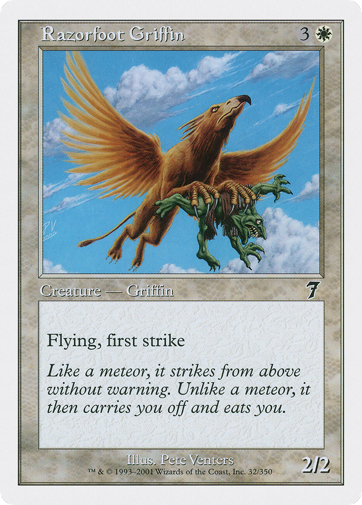 Magic: The Gathering - Razorfoot Griffin - Seventh Edition