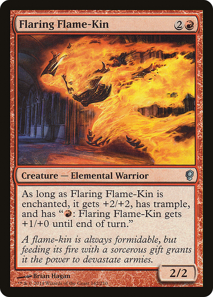 Magic: The Gathering - Flaring Flame-Kin - Conspiracy