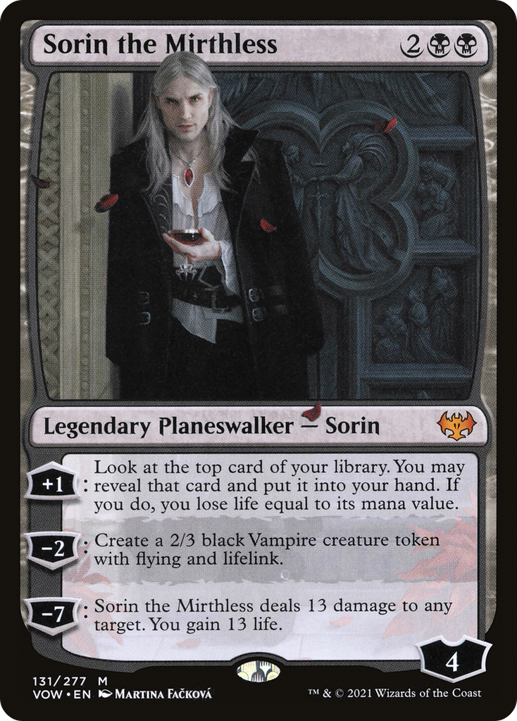 Magic: The Gathering - Sorin the Mirthless - Innistrad: Crimson Vow