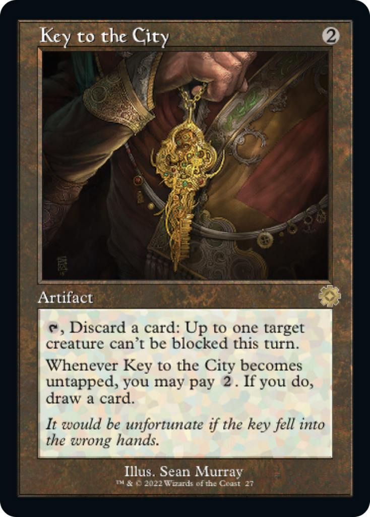 Magic: The Gathering - Key to the City - The Brothers' War Retro Artifacts