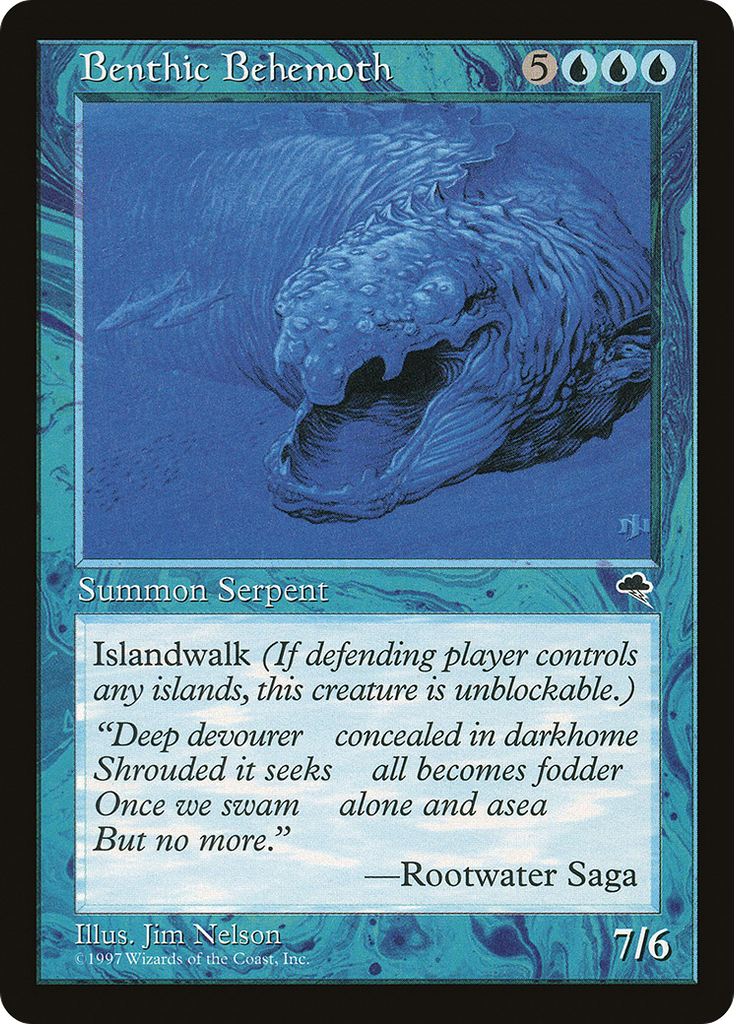 Magic: The Gathering - Benthic Behemoth - Tempest