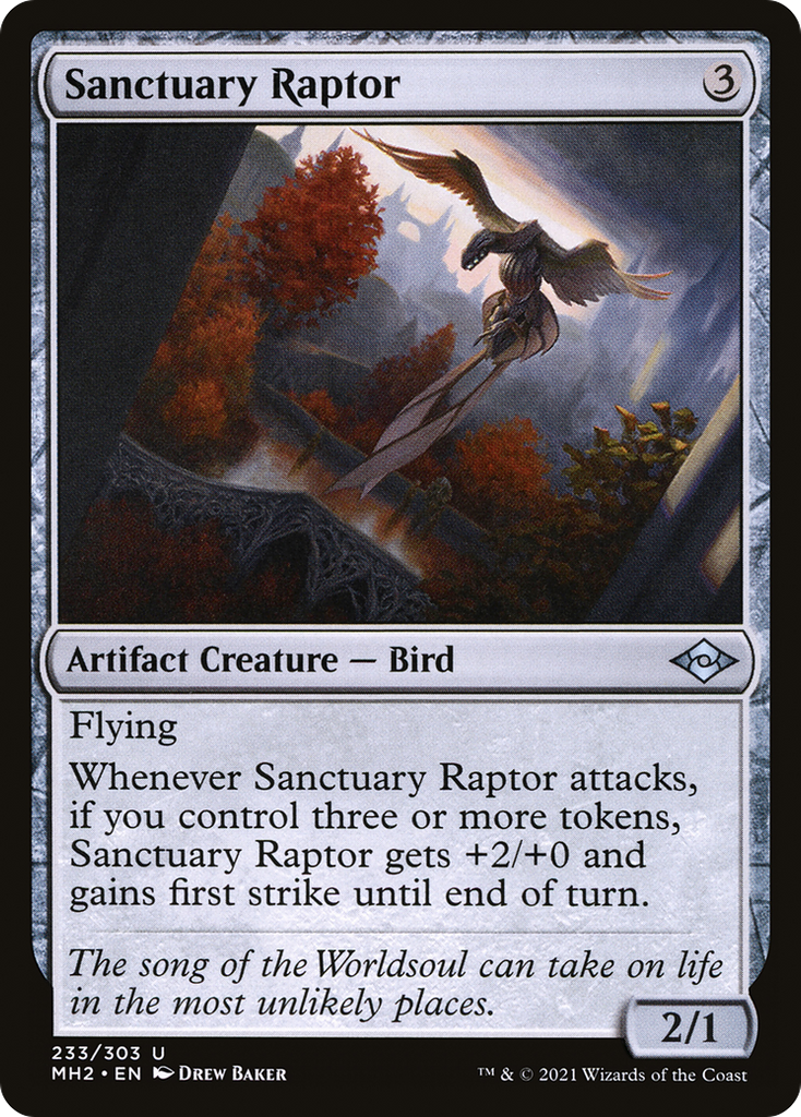 Magic: The Gathering - Sanctuary Raptor - Modern Horizons 2