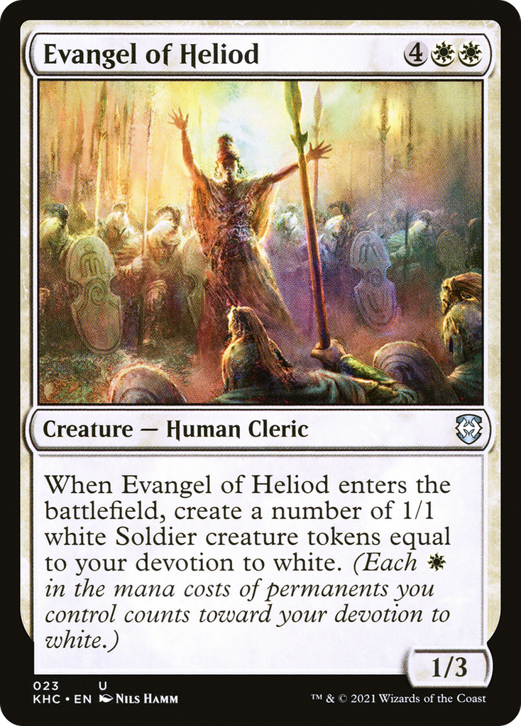 Magic: The Gathering - Evangel of Heliod - Kaldheim Commander